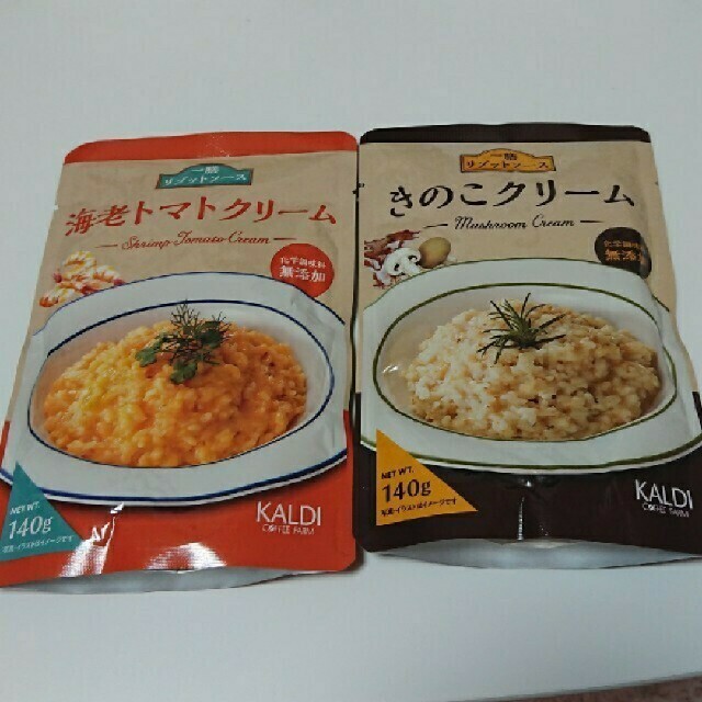 KALDI(カルディ)のKALDI クリームリゾットソース 食品/飲料/酒の加工食品(レトルト食品)の商品写真