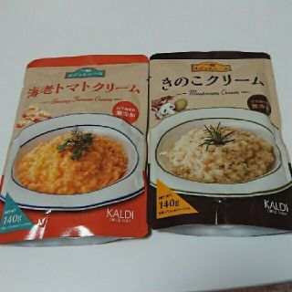 カルディ(KALDI)のKALDI クリームリゾットソース(レトルト食品)