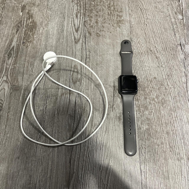 時計Apple Watch series3 42mm スペースグレイ色