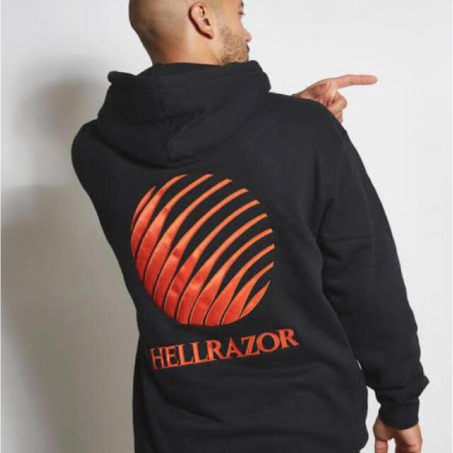 hellrazor logo hoodie XL