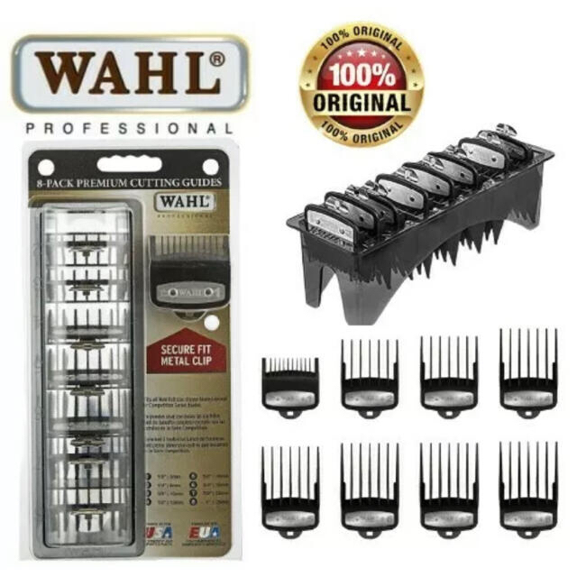 Wahl ウォール 8-Pack s #1 to #8 Fit Metal