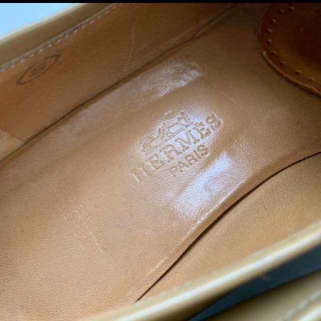 Hermes(エルメス)のHERMES エルメス ローファー　レディース　36 1/2 ベージュ　靴 レディースの靴/シューズ(ローファー/革靴)の商品写真