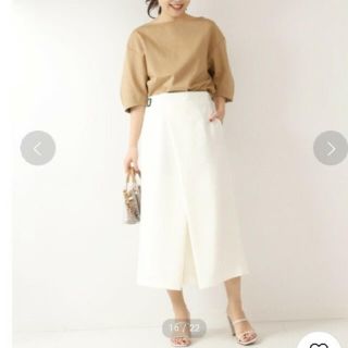 スピックアンドスパン(Spick & Span)のともとも様専用☆美品【Spick&span】グラカ風　ラップパンツ(クロップドパンツ)