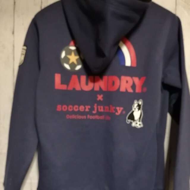 LAUNDRY(ランドリー)のサッカージャンキー✗ランドリー　コラボ　ネイビー スポーツ/アウトドアのサッカー/フットサル(ウェア)の商品写真