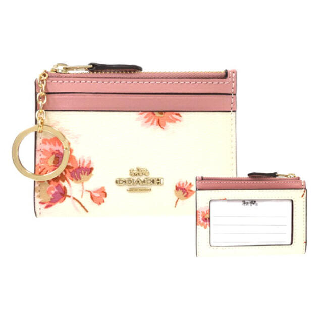 COACH コーチ 定期入れ 花柄×ピンク 新品 SALE中❣️ もらって嬉しい