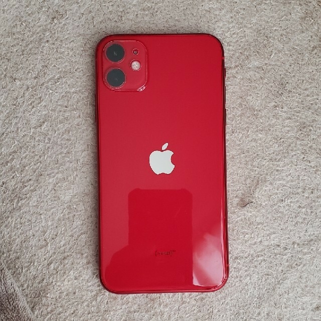 爆買い100%新品 iPhone11 RED 64GB SoftBank(SIM解除済) pxPFe