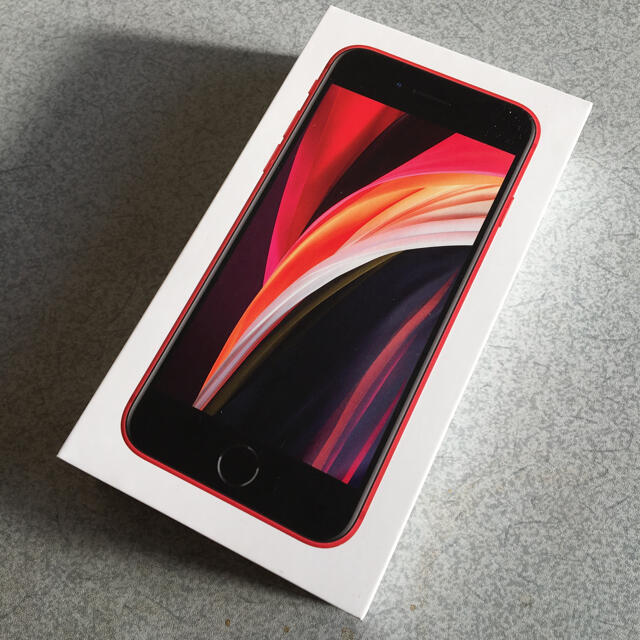 品質のいい Apple - SIMロック解除【未使用】 赤 本体レッド 64GB SE2 iPhone スマートフォン本体