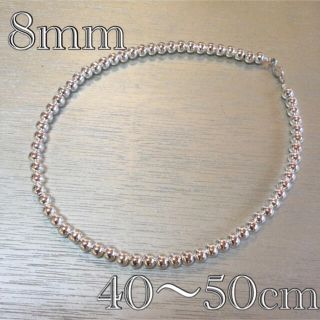 ロンハーマン(Ron Herman)の8mm ナバホパール　デザイン　ネックレス　40〜50cm(ネックレス)