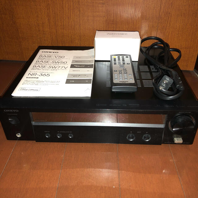 オンキョー製AVアンプ ONKYO NR-365(B) 中古美品 オンキョー製AVアンプ ONKYO NR-365(B) 中古美品