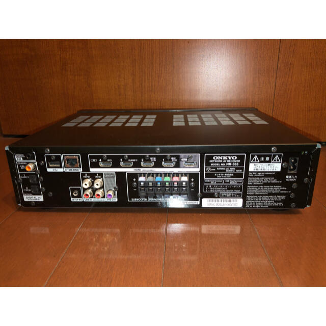 オンキョー製AVアンプ ONKYO NR-365(B) 中古美品 オンキョー製AVアンプ ONKYO NR-365(B) 中古美品