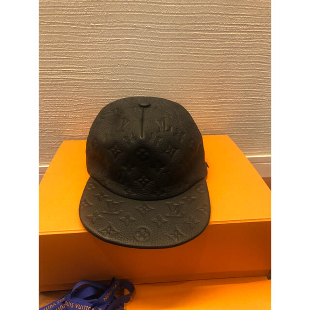 LOUIS VUITTON ルイヴィトン　モノグラム レザー　キャップ　19ss