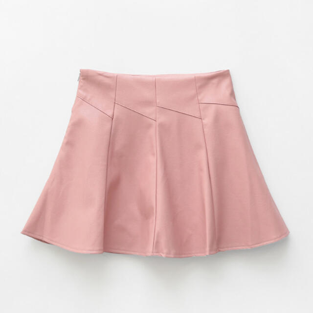 STYLENANDA(スタイルナンダ)のicecream12 pinkレザースカート レディースのスカート(ミニスカート)の商品写真
