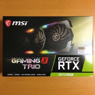 MSI GeForce RTX2070 SUPER GAMING X TRIO(PCパーツ)