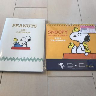 スヌーピー(SNOOPY)のスヌーピー　DATEBOOKと卓上カレンダーのセット(カレンダー/スケジュール)