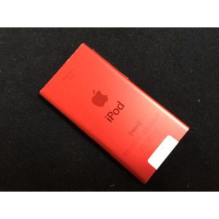 アップル(Apple)のApple iPod nano 第7世代 16GB レッド(ポータブルプレーヤー)