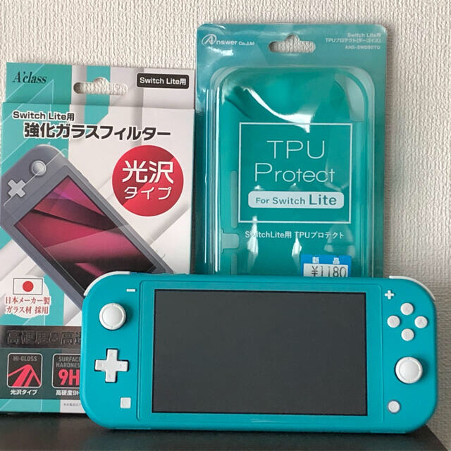 Nintendo Switch Lite ターコイズ　あつ森　スマブラ　セット