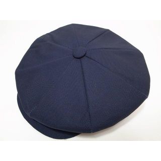 ニューヨークハット(NEW YORK HAT)のニューヨークハットCanvas Big Appleコットン素材 紺(キャスケット)