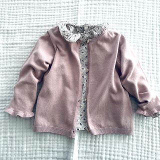 ザラキッズ(ZARA KIDS)のZARA BABY カーディガン 12-18m 86cm(カーディガン/ボレロ)