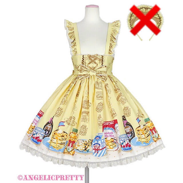 Angelic Pretty Honey Cake カフェセット スカート item details