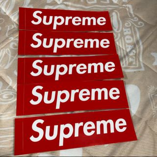 シュプリーム(Supreme)のsupreme box logo ステッカー　5枚セット(ステッカー)