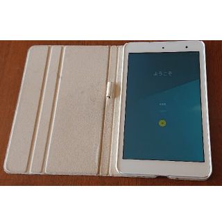 キョウセラ(京セラ)のQua tab au 01 KYT31 ホワイト 中古(タブレット)