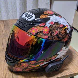 SHOEI  Z7  ミラーシールド　インカム付(ヘルメット/シールド)