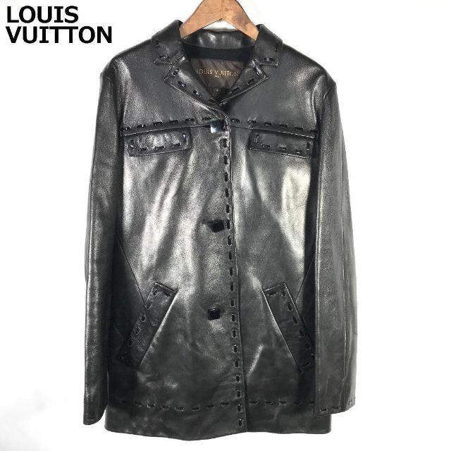 レディースLOUIS VUITTON レディース レザージャケット ルイヴィトン