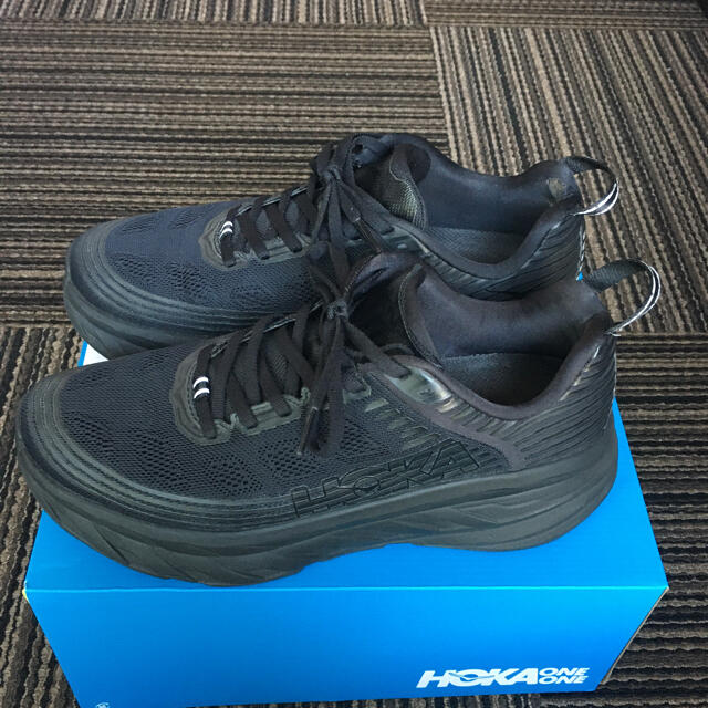 HOKA ONEONE ボンディ6 黒　26.5 メンズの靴/シューズ(スニーカー)の商品写真