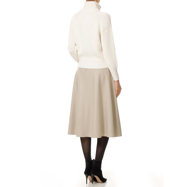 M-premier(エムプルミエ)のエムプルミエ  メルトンウールスカート レディースのスカート(ロングスカート)の商品写真