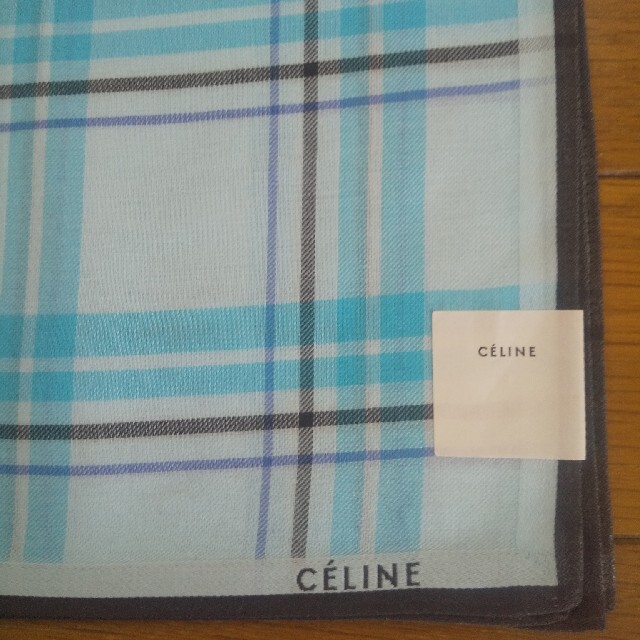 celine(セリーヌ)の未使用　CELINE　MEN'Sハンカチ メンズのファッション小物(ハンカチ/ポケットチーフ)の商品写真