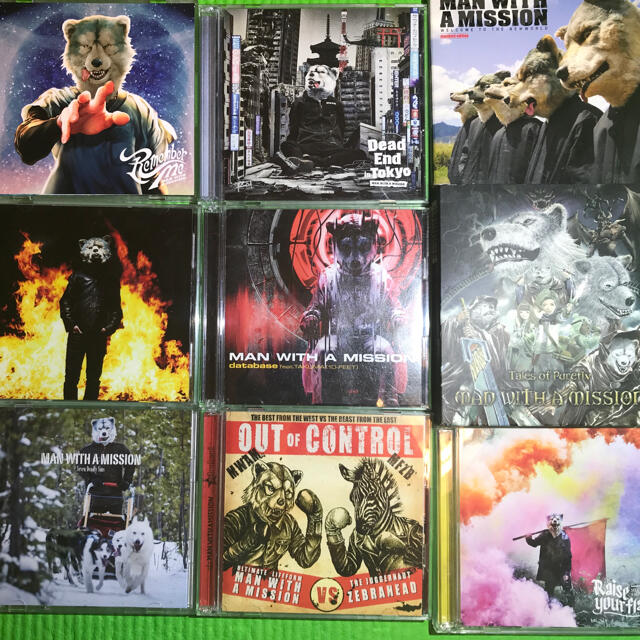 MAN WITH A MISSION CD9枚セット