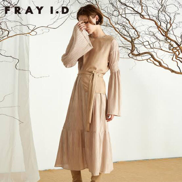 FRAY I.D アシンメトリーベスト付きプリーツワンピース | フリマアプリ ラクマ