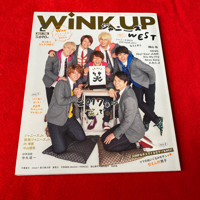 ワニブックス(ワニブックス)のWink up (ウィンク アップ) 2017年 02月号 エンタメ/ホビーの雑誌(アート/エンタメ/ホビー)の商品写真