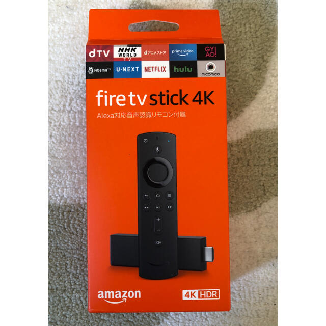 firetvstick4K  Alexa対応音声認識リモコン(第二世代)