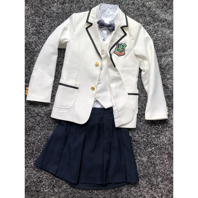 卒業式入学式女の子✡︎スーツ5点セットフォーマル160サイズ キッズ/ベビー/マタニティのキッズ服女の子用(90cm~)(ドレス/フォーマル)の商品写真