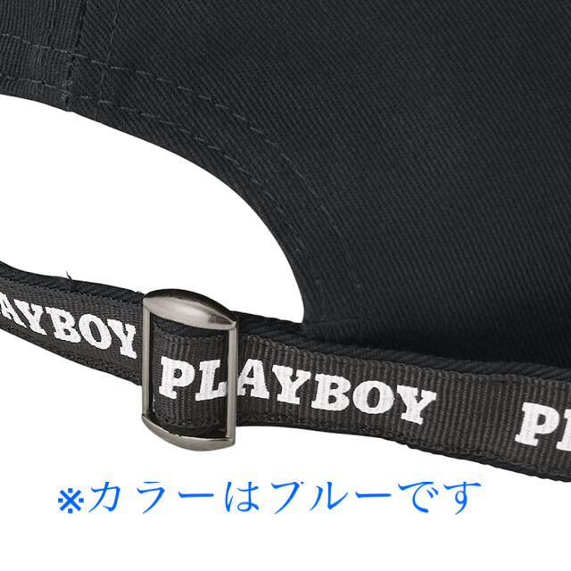 PLAYBOY(プレイボーイ)のGU/ジーユー キャップ PLAYBOY ライトブルー 水色 レディースの帽子(キャップ)の商品写真