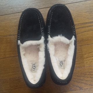 アグ(UGG)のニシガハラ様用UGG アンスレー モカシン 黒(スリッポン/モカシン)