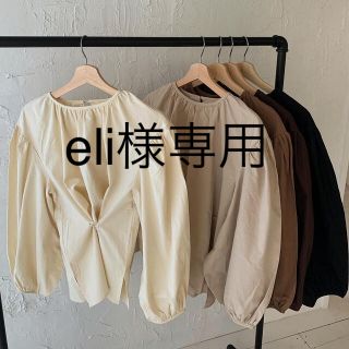 amiur 2way volume blouse(シャツ/ブラウス(長袖/七分))