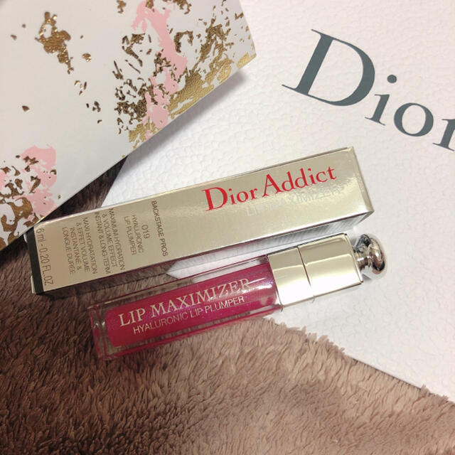 Dior アディクトマキシマイザー 019トーキョーピンク ギフトラッピング