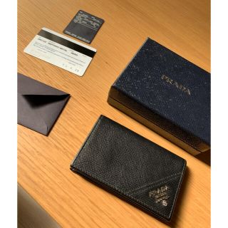 PRADA  サフィアーノレザー カードケース