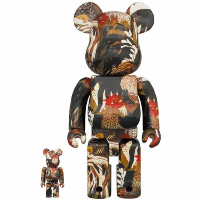 BE@RBRICK 伊藤若冲「群鶏図」100% & 400%