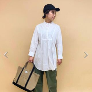 フレディアンドグロスター(FREDY & GLOSTER)のFREDY REPIT 衿フリルロングシャツブラウス(シャツ/ブラウス(長袖/七分))