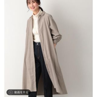 グローバルワーク(GLOBAL WORK)の新品！グローバルワーク　コーデュロイシャツワンピース(ロングワンピース/マキシワンピース)