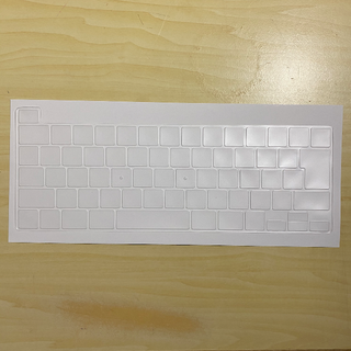 Macbook Pro 13 キーボードカバー(PC周辺機器)