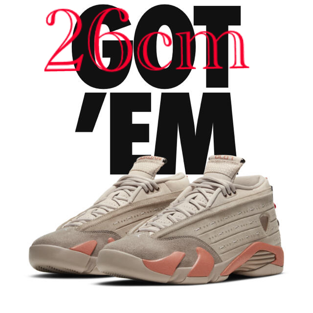 airjordan14×CLOT 26cm