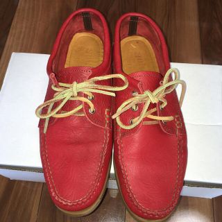 yuketen ユケテン　モカシンシューズ　Blucher Floral Red(スリッポン/モカシン)