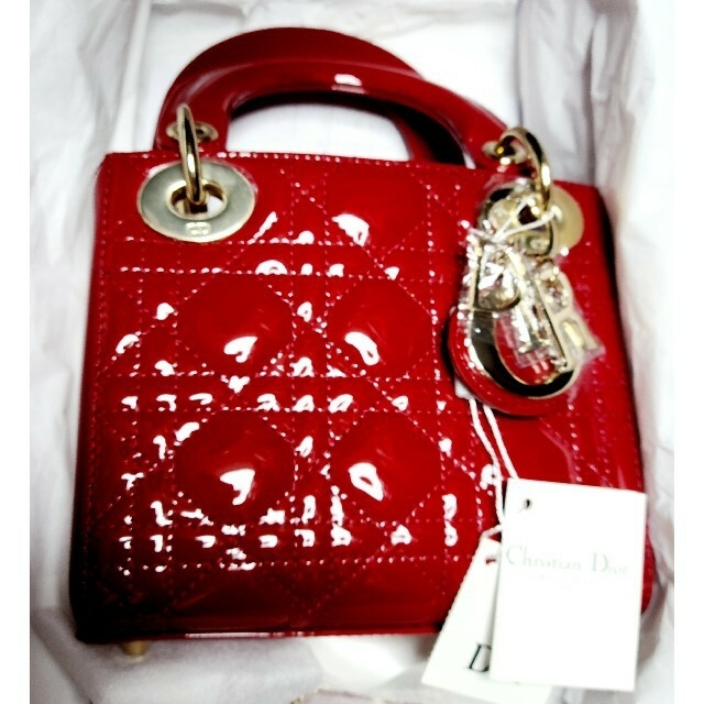 C Dior - ゆゆ様専用Diorバック レディDiorミニ新品 赤の通販 a