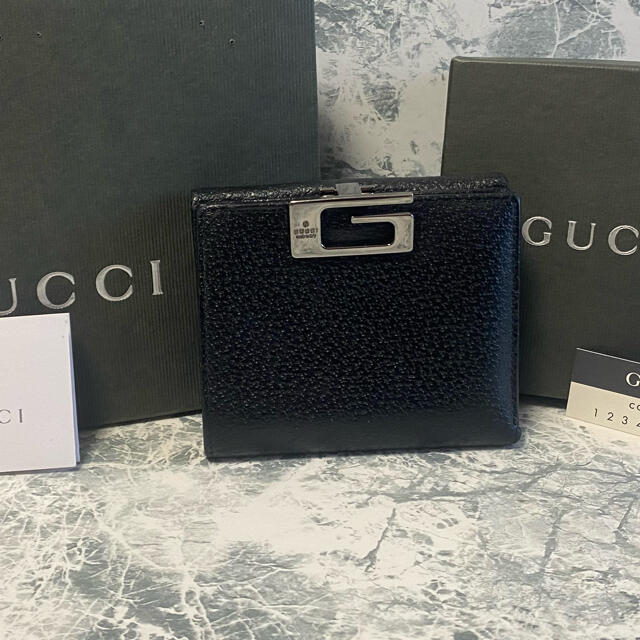 Gucci(グッチ)の正規品/GUCCI/Gメタルクリップ/二つ折り財布 メンズのファッション小物(折り財布)の商品写真