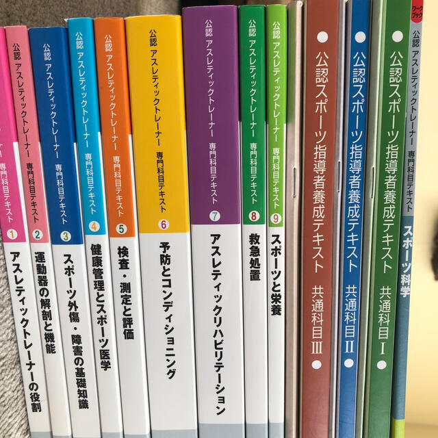 アスレティックトレーナー　専門科目　テキスト