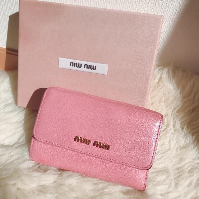 miumiu MADRASミニウォレット - 財布